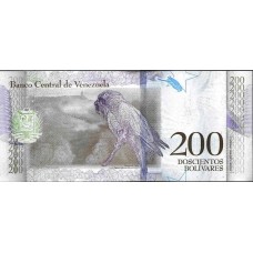 200 боливар 2018 года. Венесуэла. Из банковской пачки (UNC)