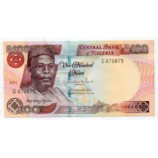 Банкнота 100 найра 2011 года. Нигерия. UNC
