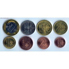 Набор разменных монет Республики Беларусь образца 2009 г. (в обращении с 2016 года)