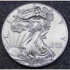 1 доллар США «Шагающая свобода» 1 унция серебра 2012 года. США