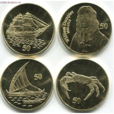 Набор монет Острова Рождества 2016 (4 монеты)